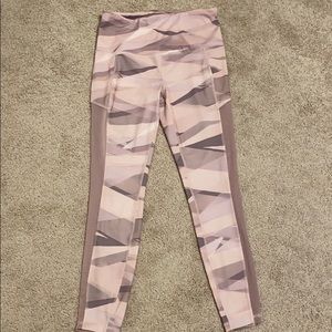Pink army leggings